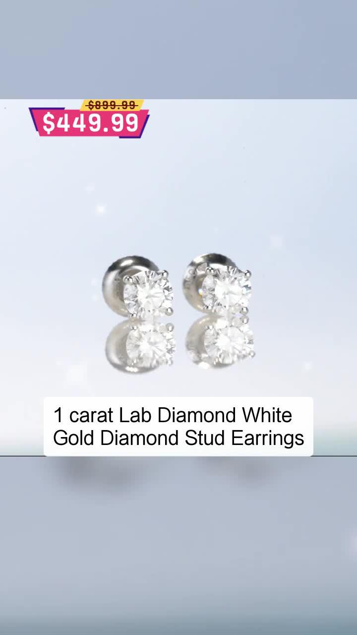 Diamond Stud Earrings Promo