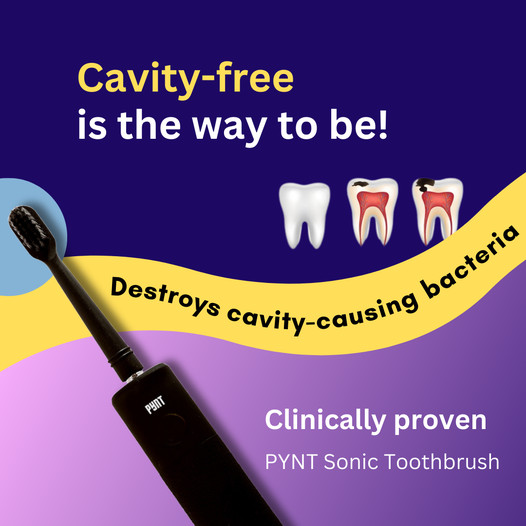PYNT Sonic Toothbrush Cavity-Free Promo