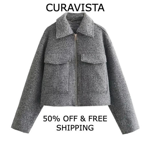 Olivia Cropped Jacket Fall Fashion