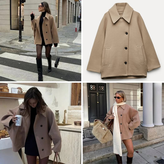 Chic White Open Jacket Fashion Promo