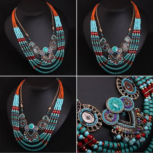 Ethnic Boho Tribal Necklace Promo
