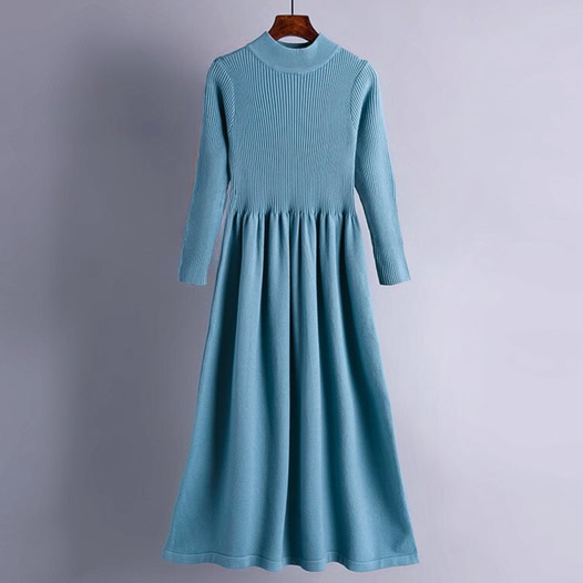 Knitted Sweater Dress Fashion Promo