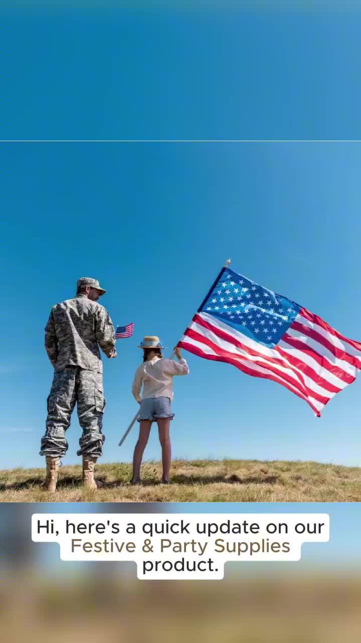 US Flag Home Decor Promo