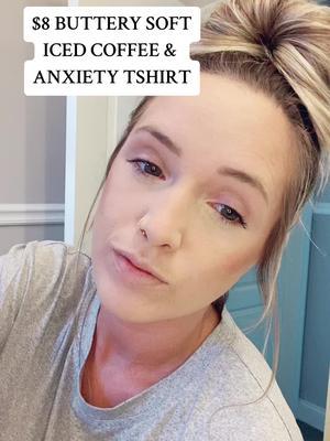Iced Coffee & Anxiety T-Shirt Promo