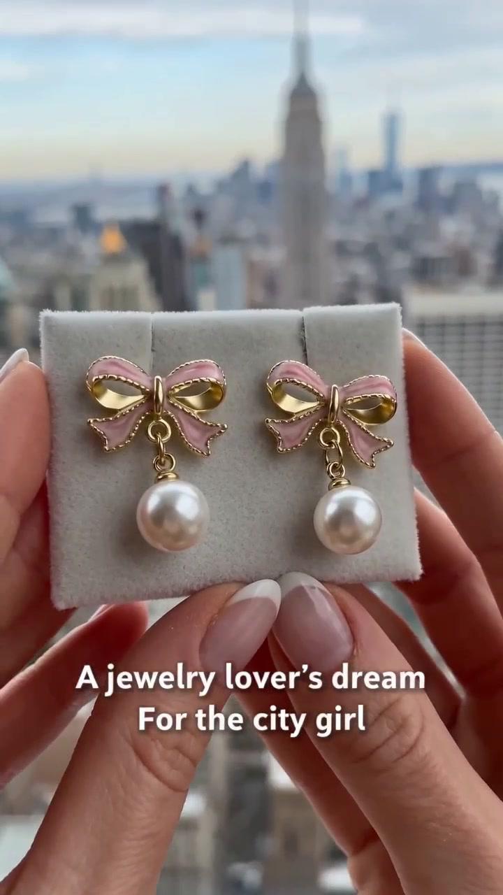 Bow Earrings City Girl Promo