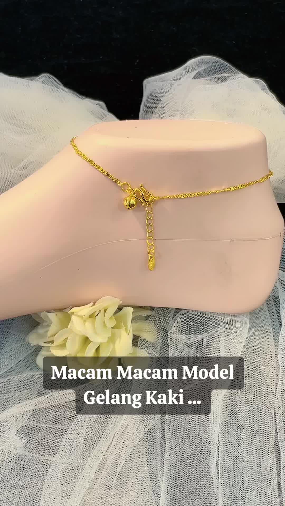 Gold Anklet Jewelry Promo