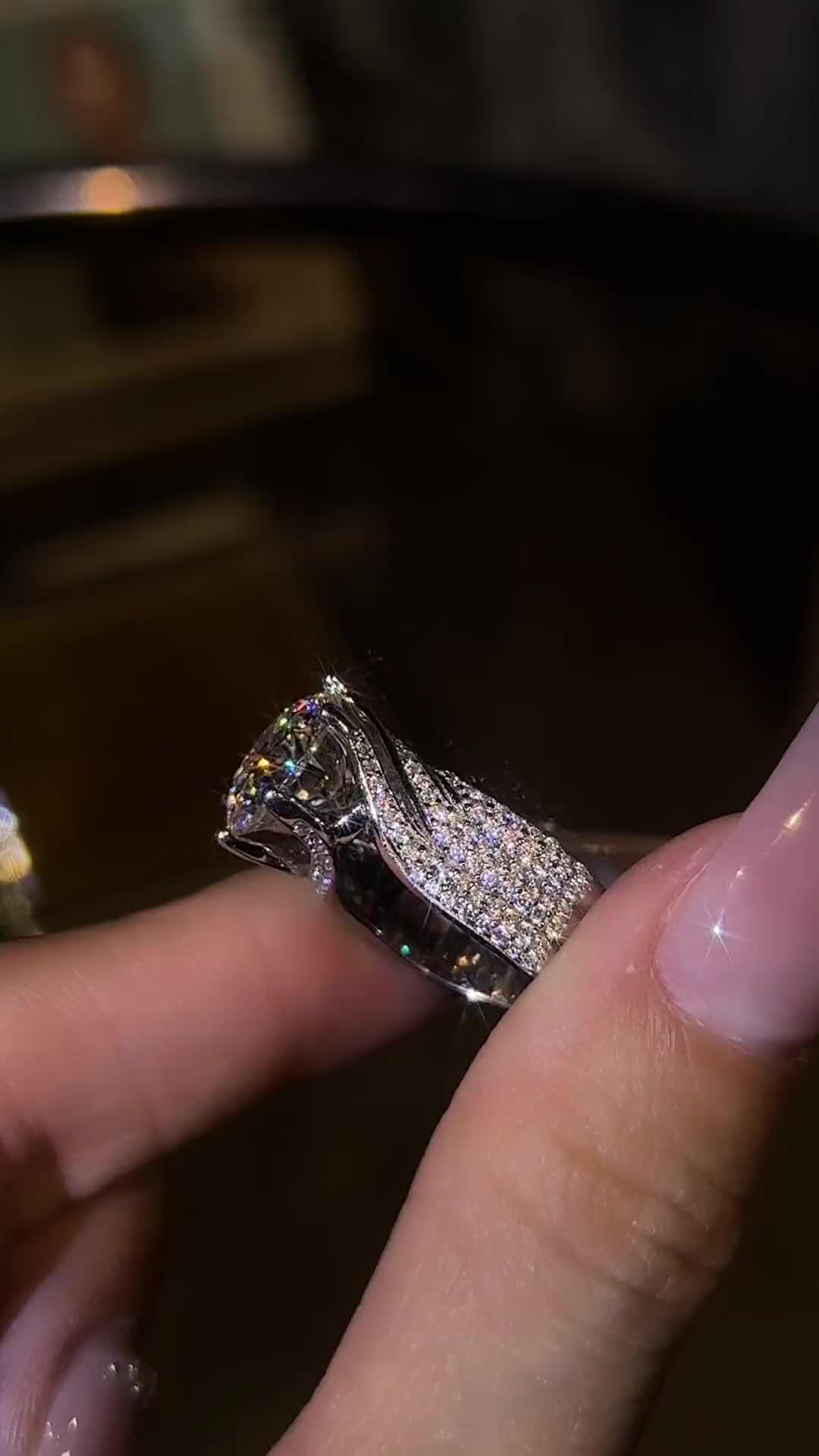 Moissanite Ring Jewelry Promo