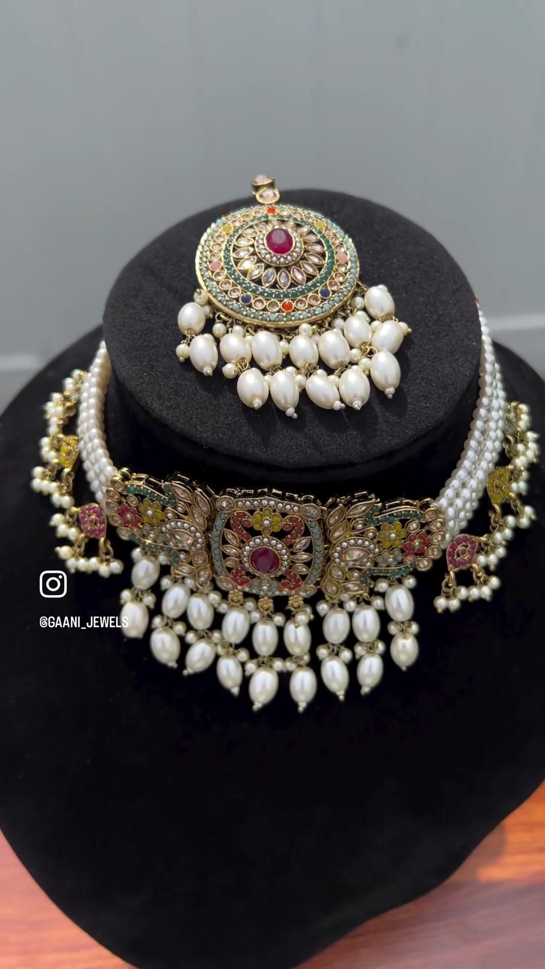 Laila Kundan Choker Set Jewelry Promo