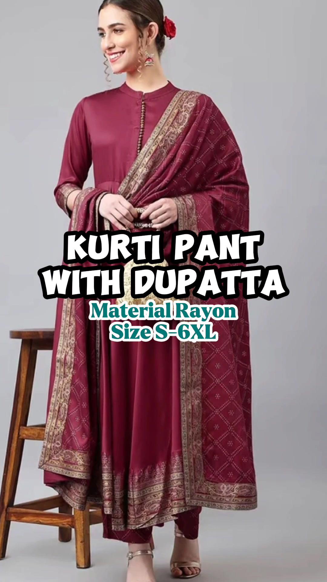Kurti Pant Dupatta Special Event Fashion
