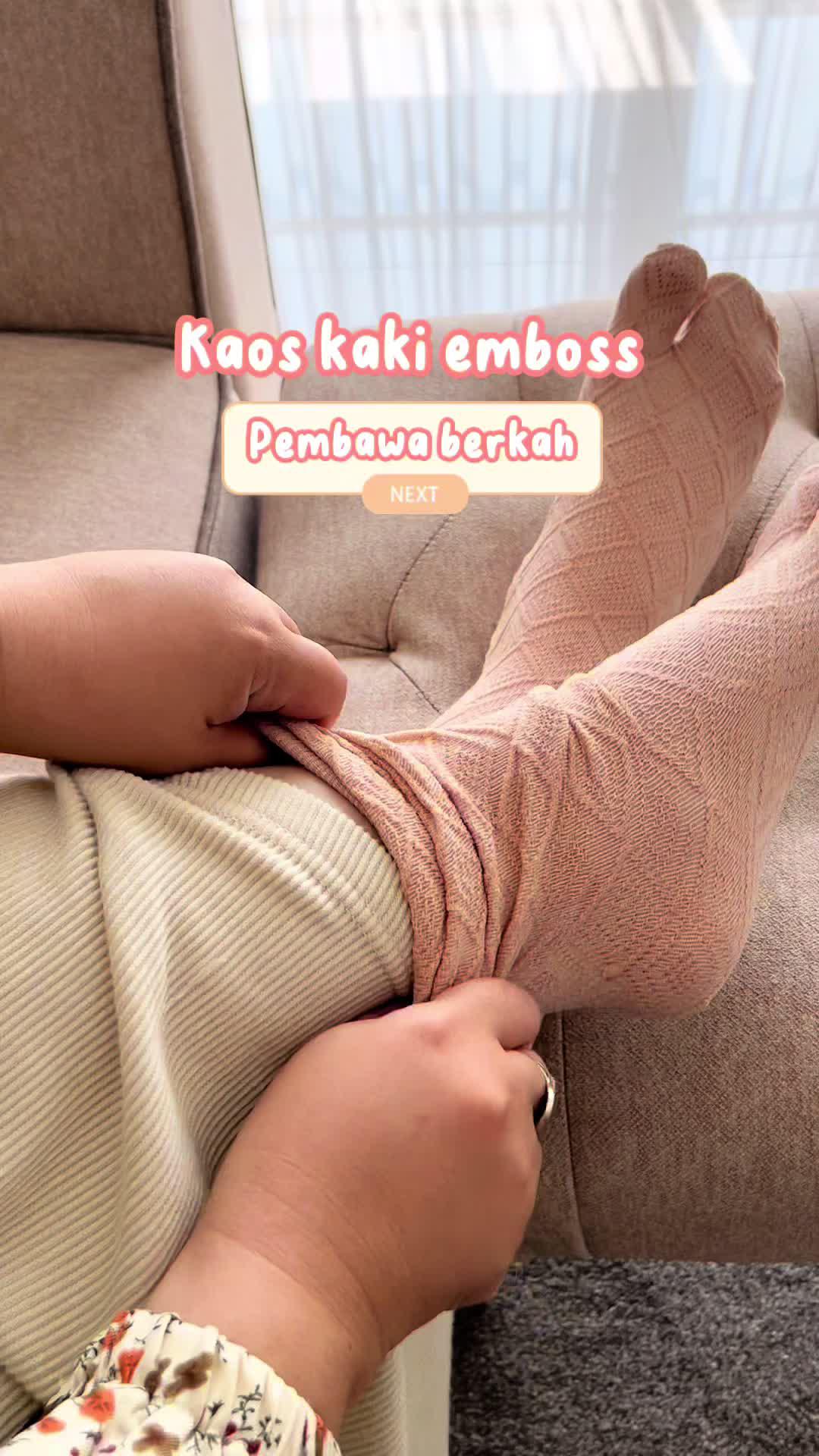 Emboss Socks Fashion Promo