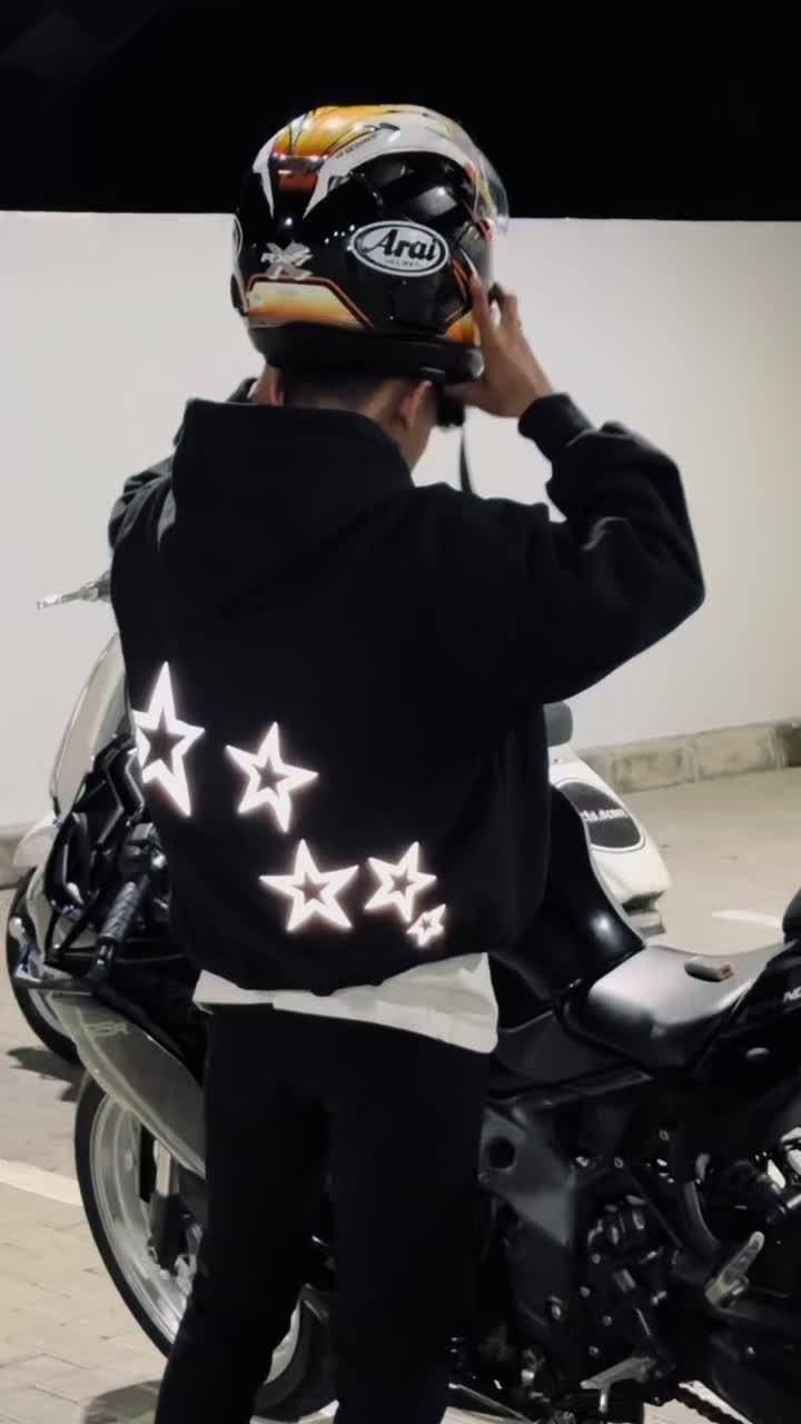 Reflective Star Hoodie Promo
