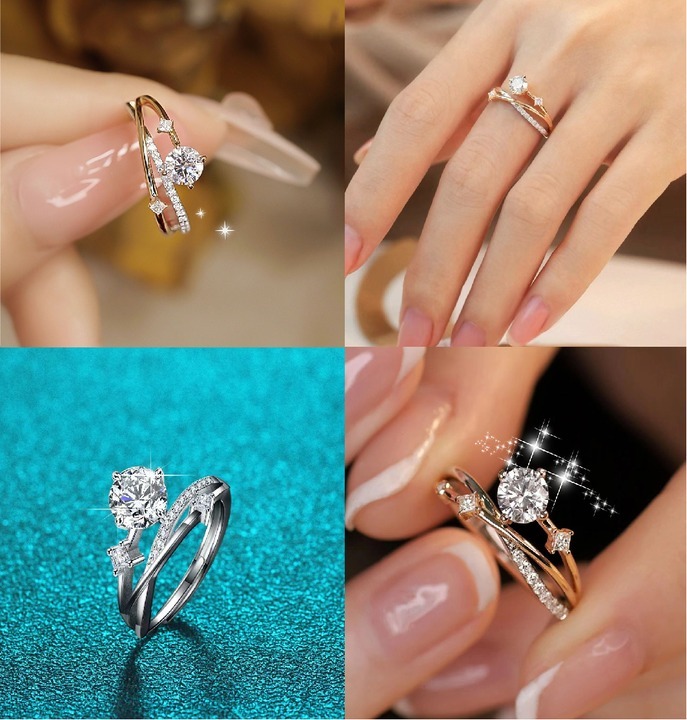 Moissanite Ring Jewelry Promo