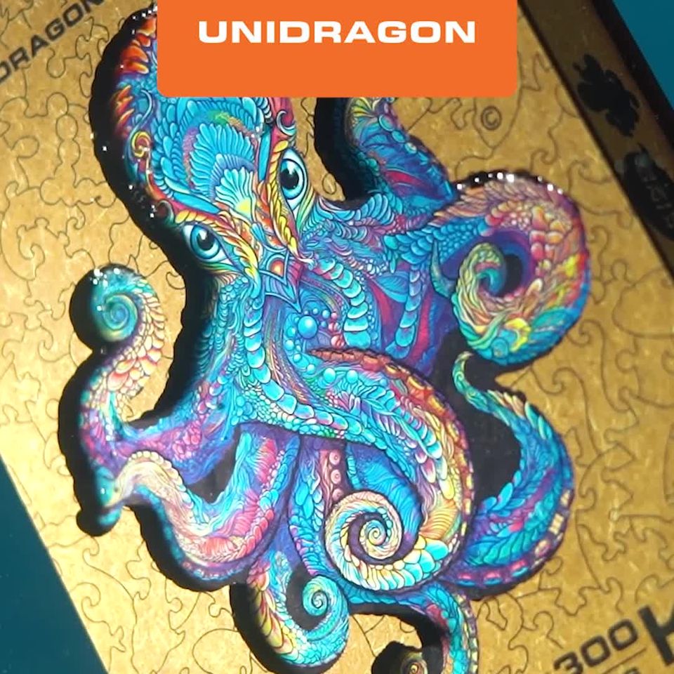 Magnetic Octopus Puzzle Gift Promo