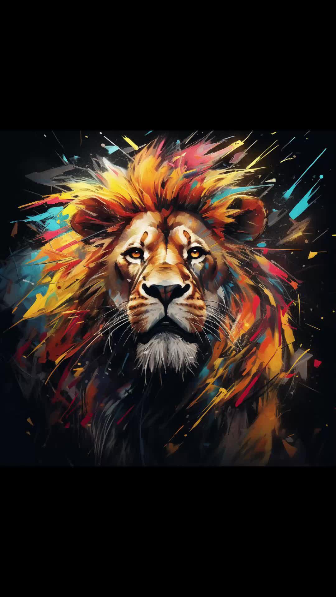 Lion Art Wall Decor Promotion