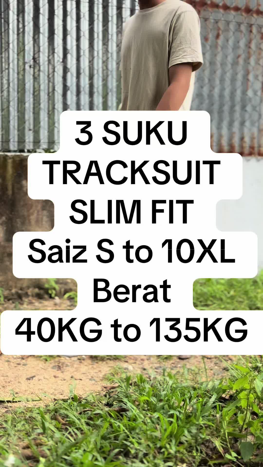 3 Suku Tracksuit Slim Fit Promo