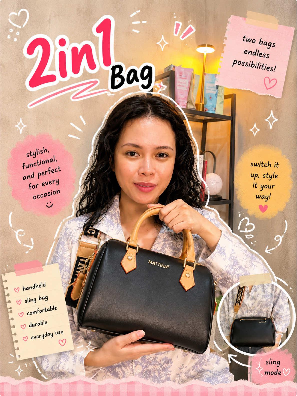 2in1 Leather Bag Promo