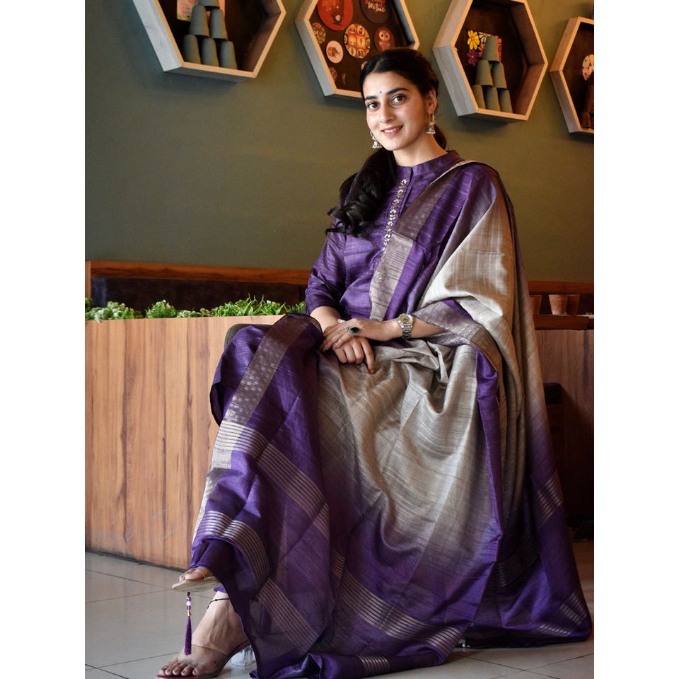 Lavender Kurti Set Elegance Promo