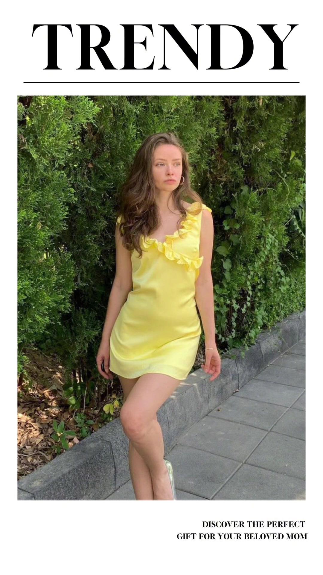 Spring Yellow Dress Promo