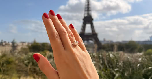 Valentine's Day Heart Engagement Ring Promo