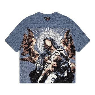 "Notre Dame v2" Jersey knitted blue