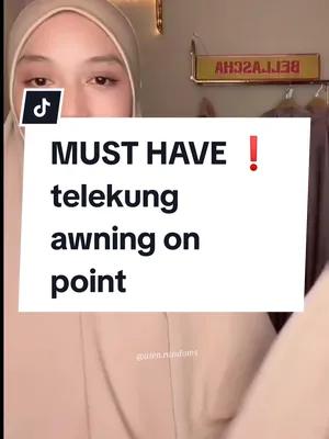 Telekung Awning Fashion Promo
