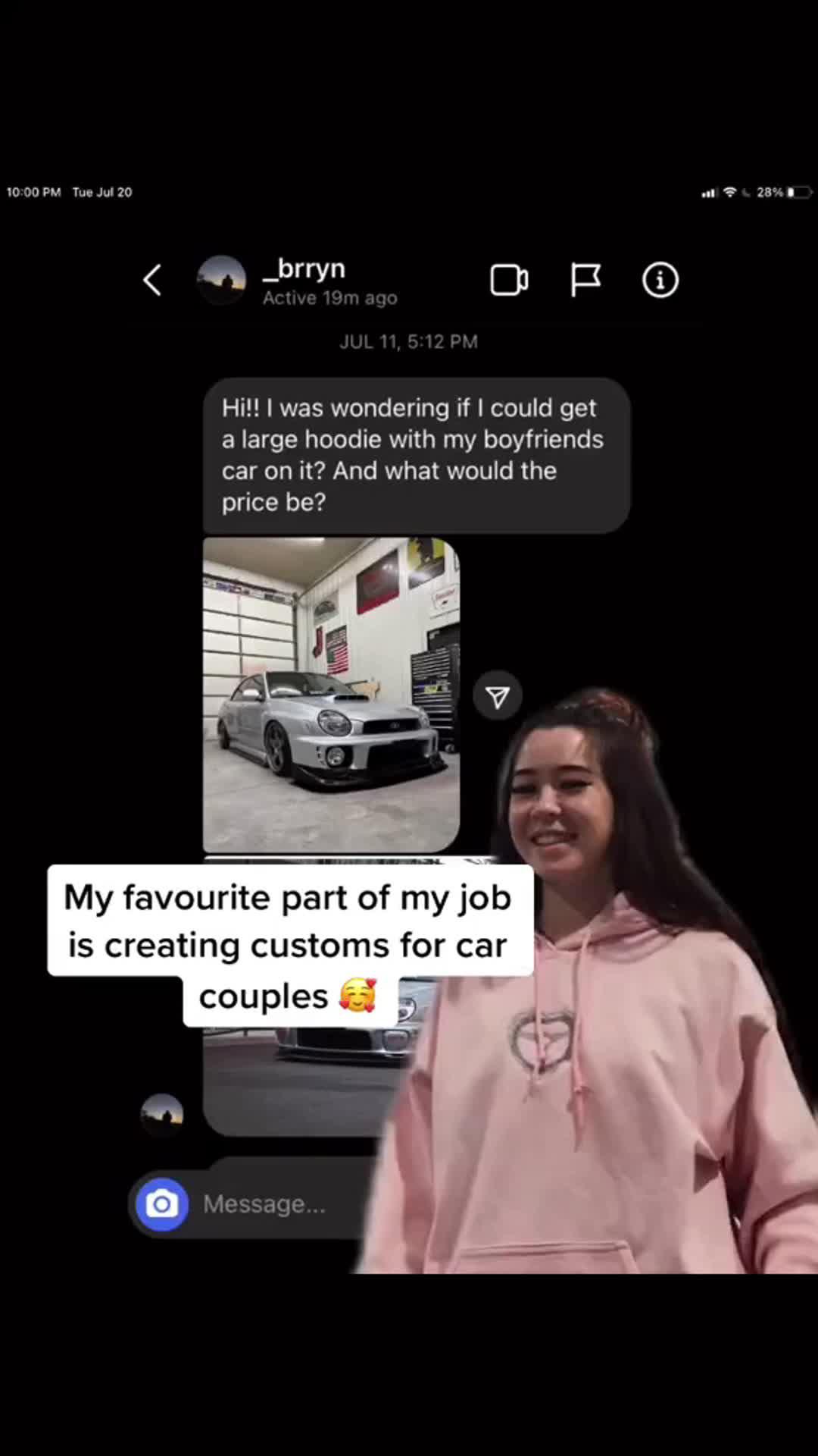 Custom Car Hoodie Promo