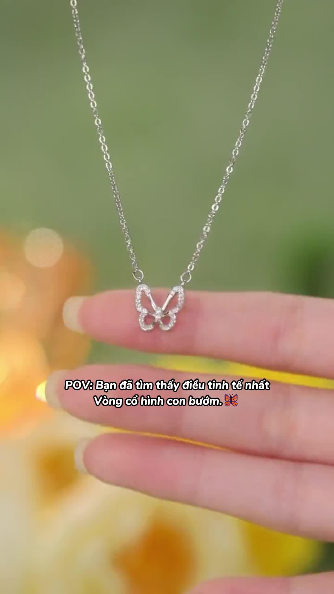 Elegant Butterfly Necklace Promo