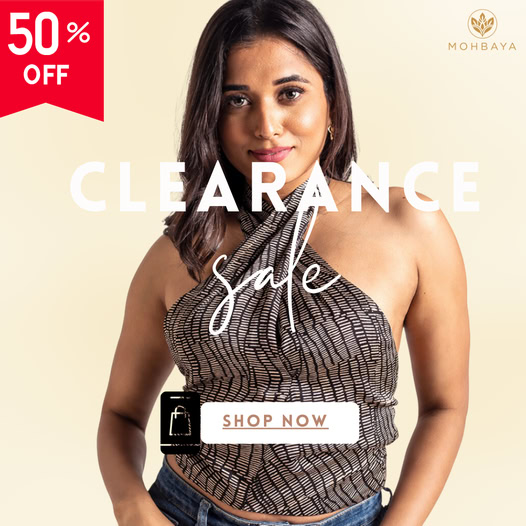 Clearance Fashion Sale Promo