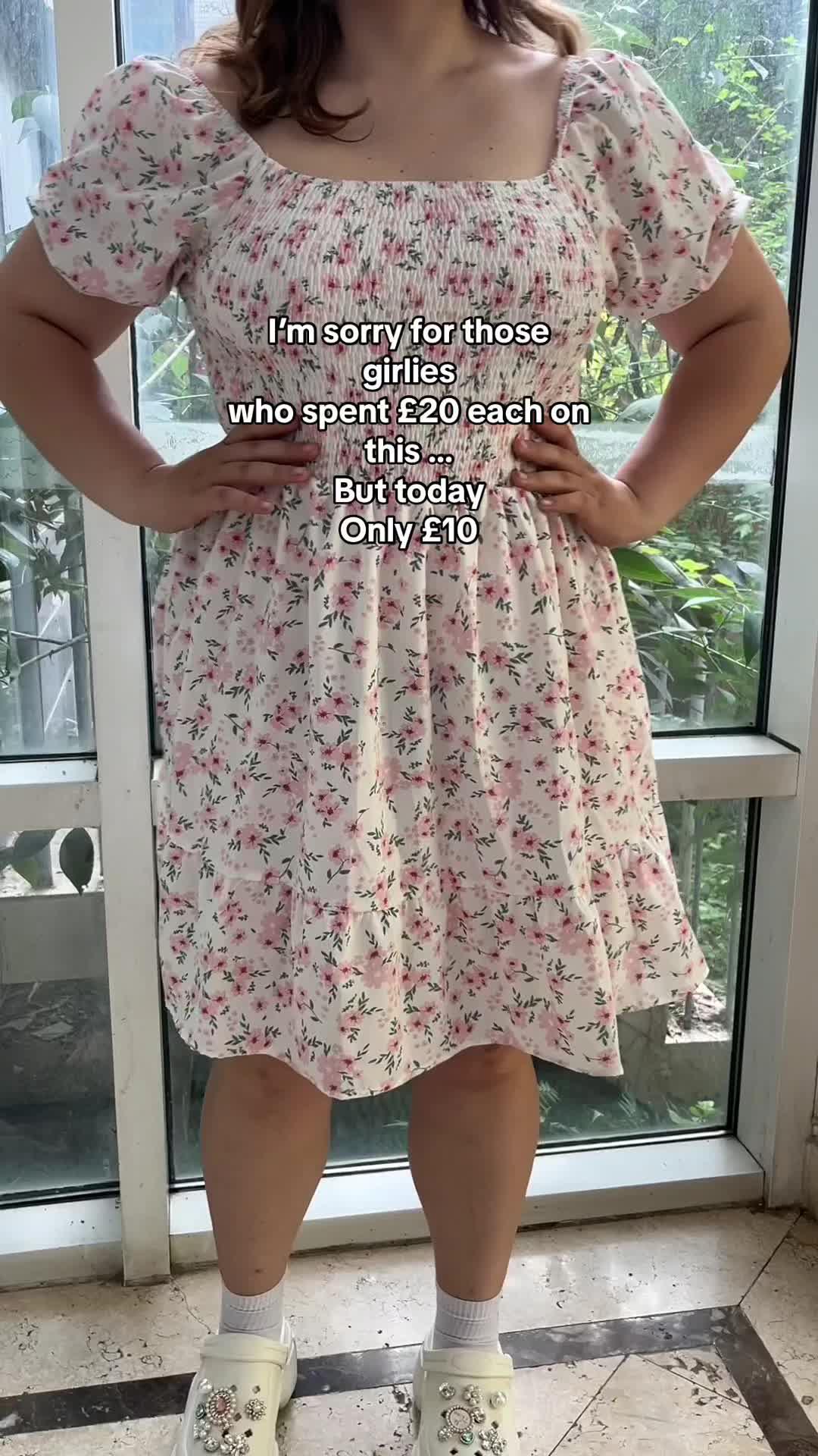 Floral Plus Size Dress Promo