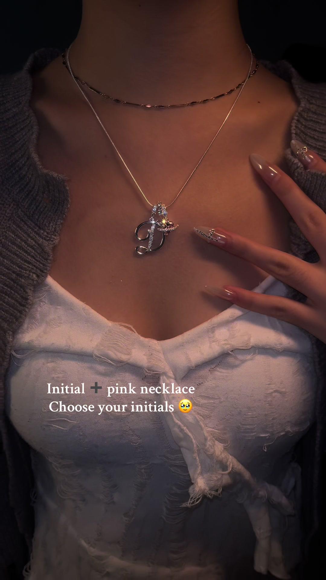 Initial Heart Necklace Promo