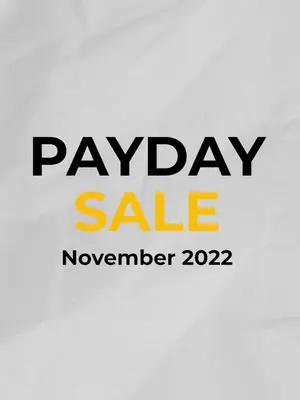 Payday Sale Fashion Apparel Promo
