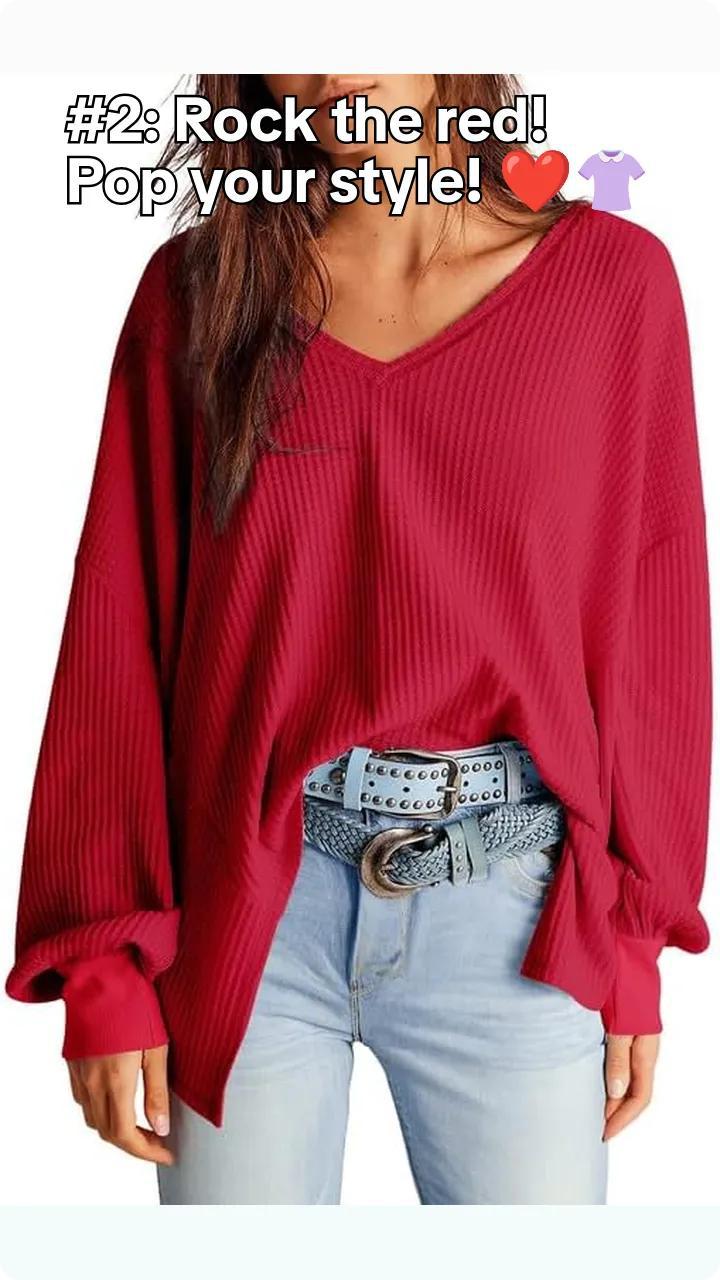 Red Sweater Fashion Promo