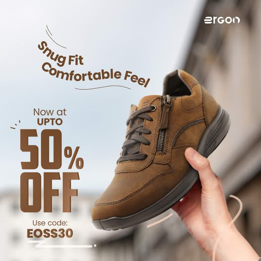 Comfortable Shoes 50% Off Promo