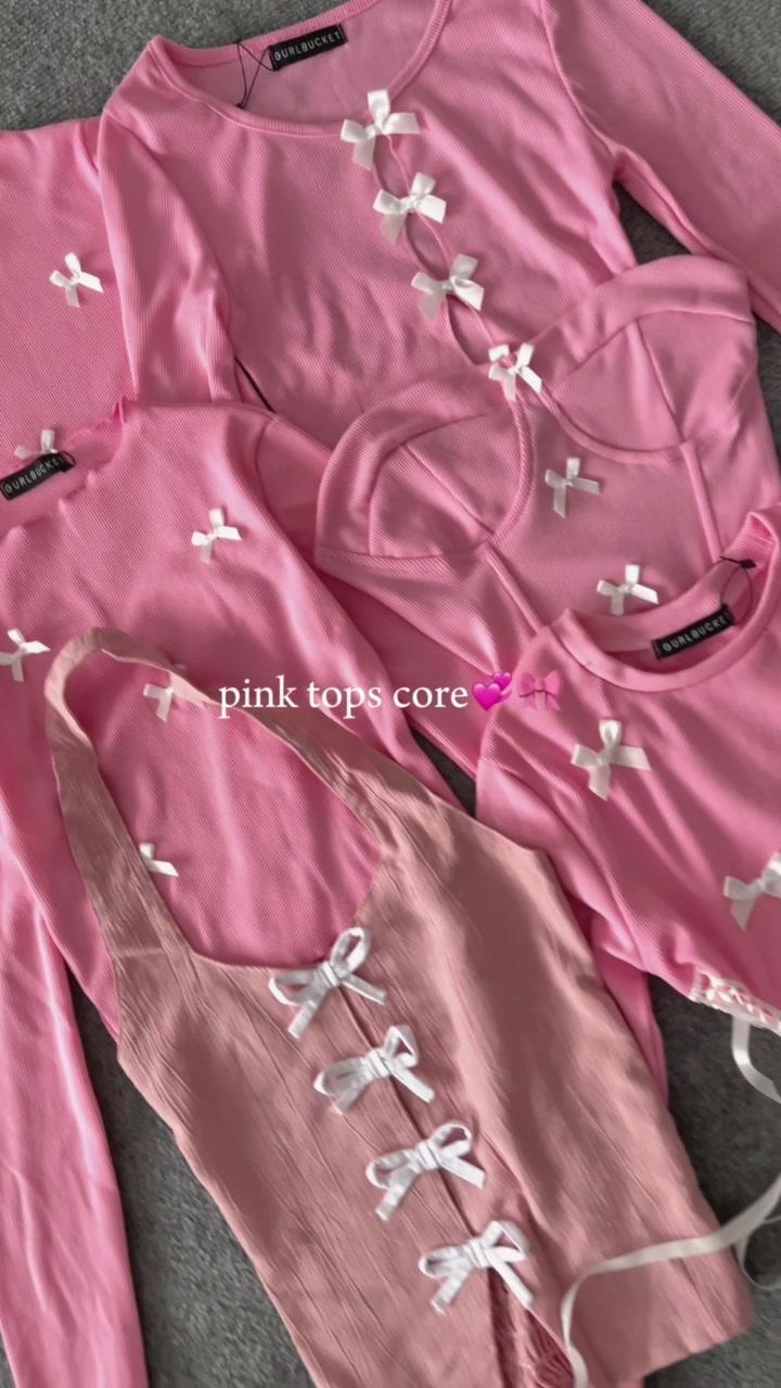 Pink Tops Fashion Promo