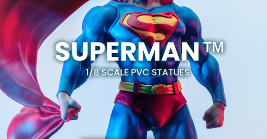 Superman PVC Statue Promotion