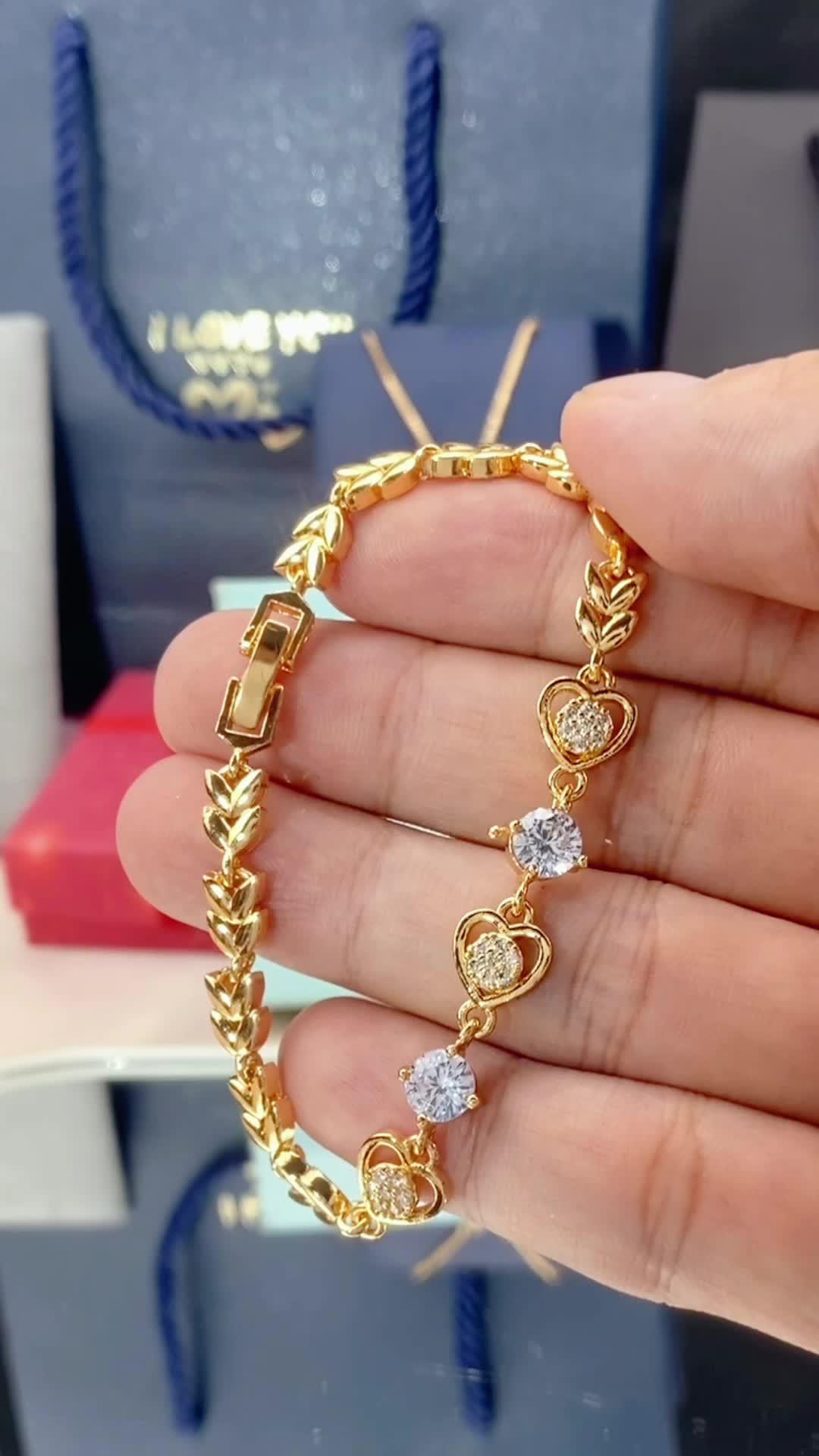 Elegant Gold Bracelet Jewelry Promo