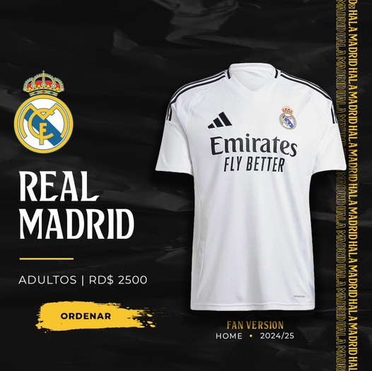 Real Madrid 2024/25 Jersey Promo
