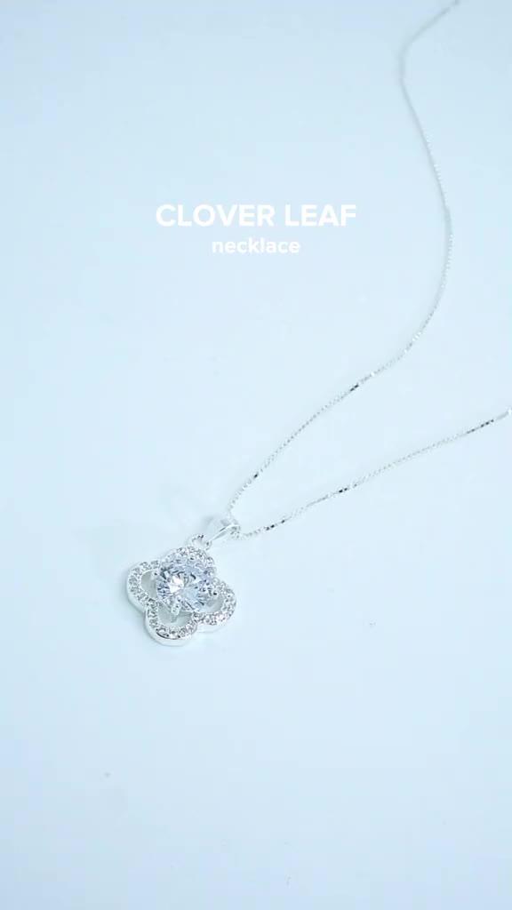 Valentine's Day Clover Leaf Necklace Promo