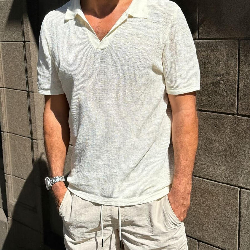 Luca Linen Polo Fashion Promo