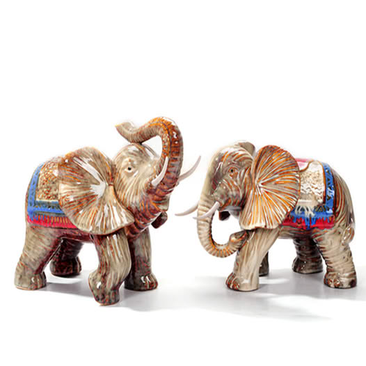 Handcrafted Elephant Statue Home Decor
