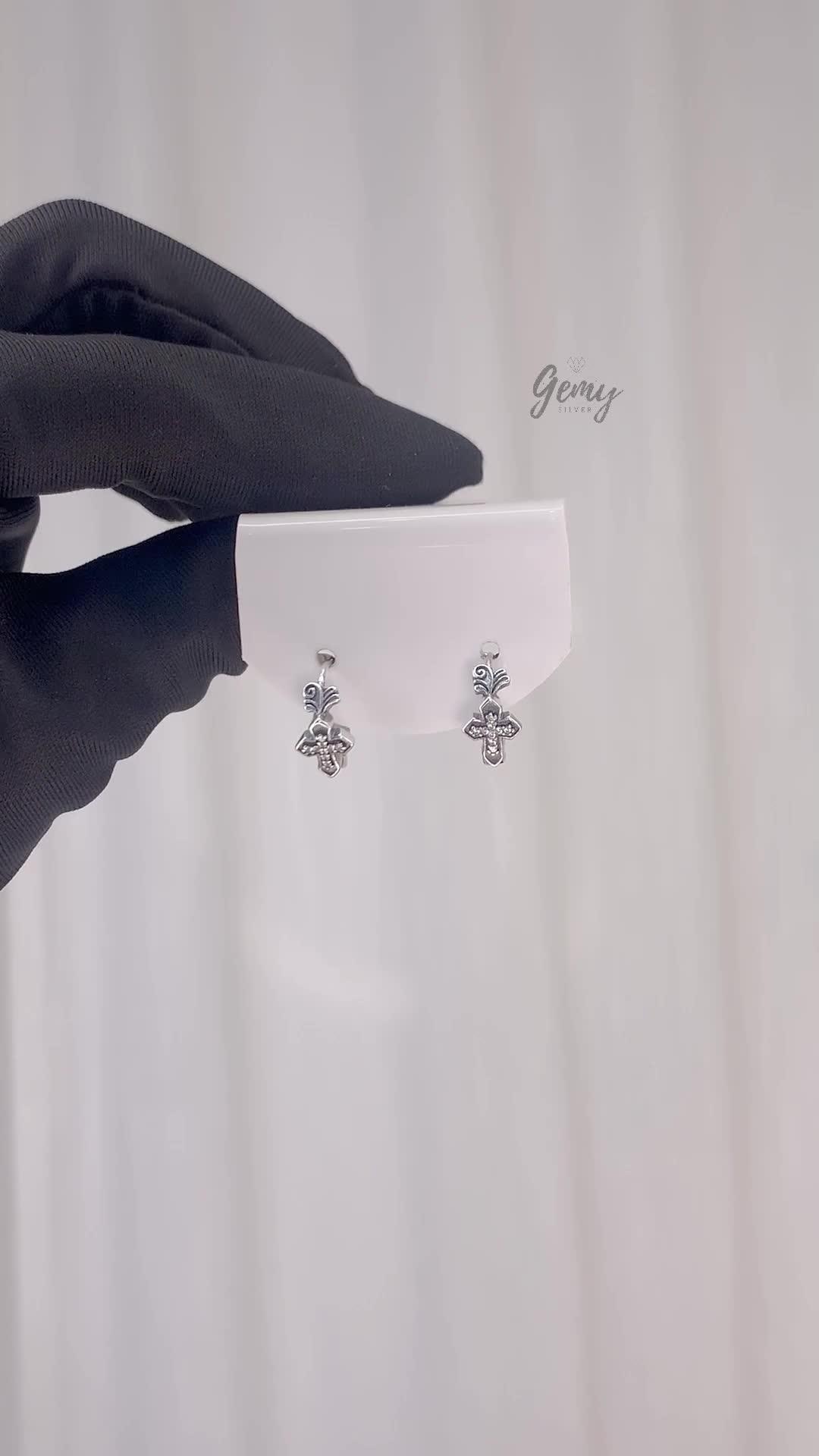Cross Earrings Jewelry Promo