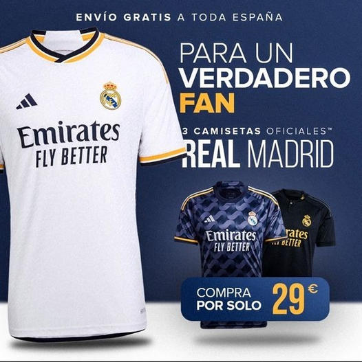 Real Madrid Fan Jersey Promo