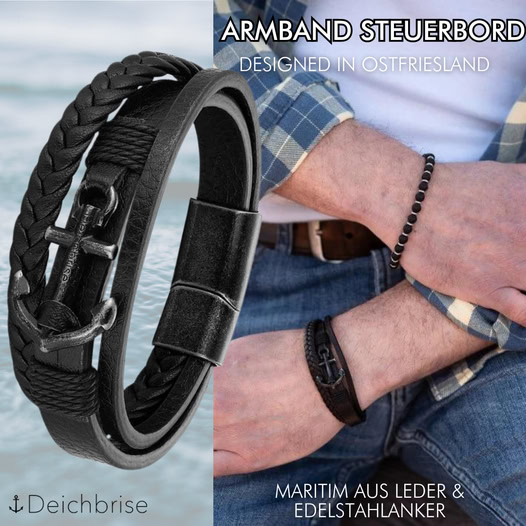 Maritime Leather Bracelet Promo