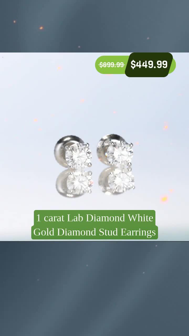 Diamond Stud Earrings Promo
