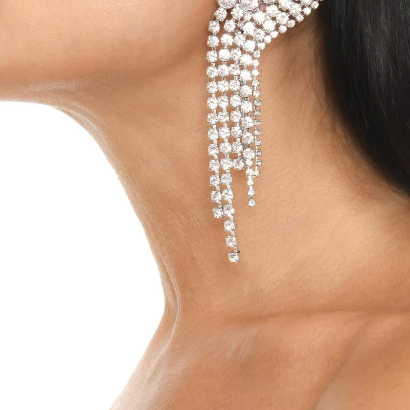 Elegant Crystal Earrings Promotion