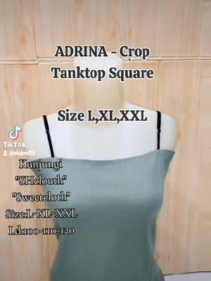 Lebaran Extra Sale Crop Tanktop Promo