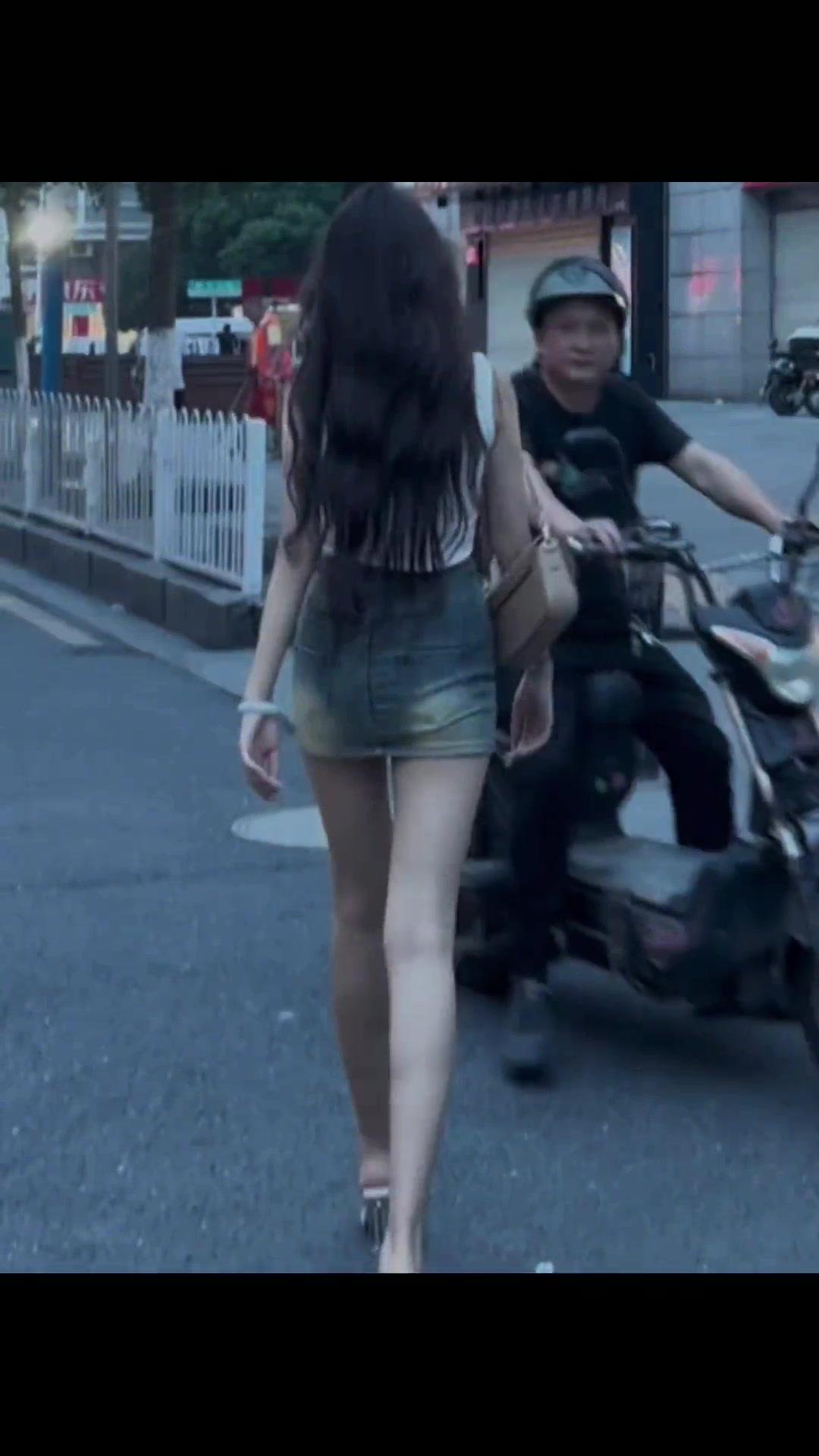 Korean Style Denim Skirt Fashion Promo