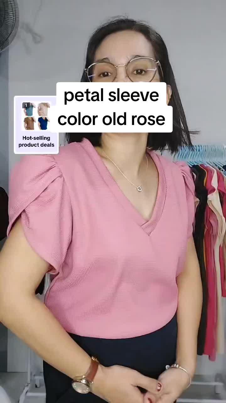 Petal Sleeve Blouse Fashion Promo