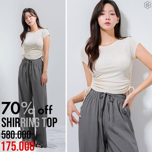 K-Brands Shirring Top Discount