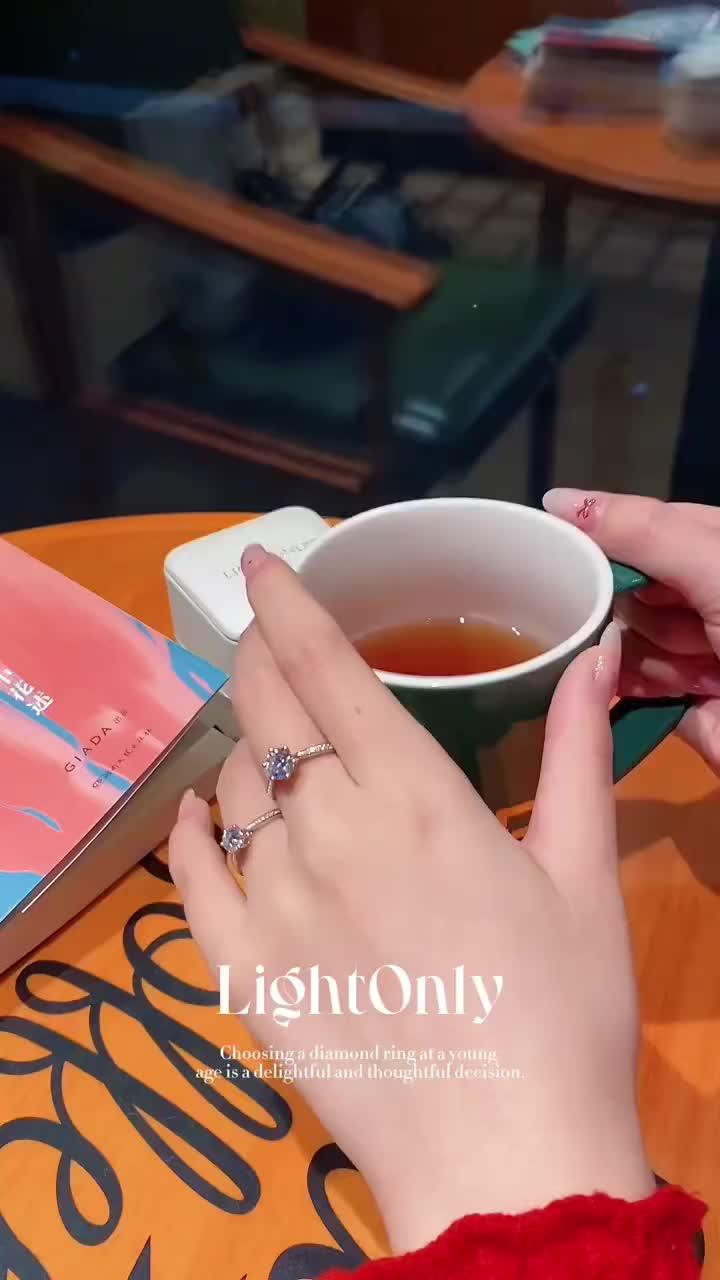 Moissanite Rings Jewelry Promo